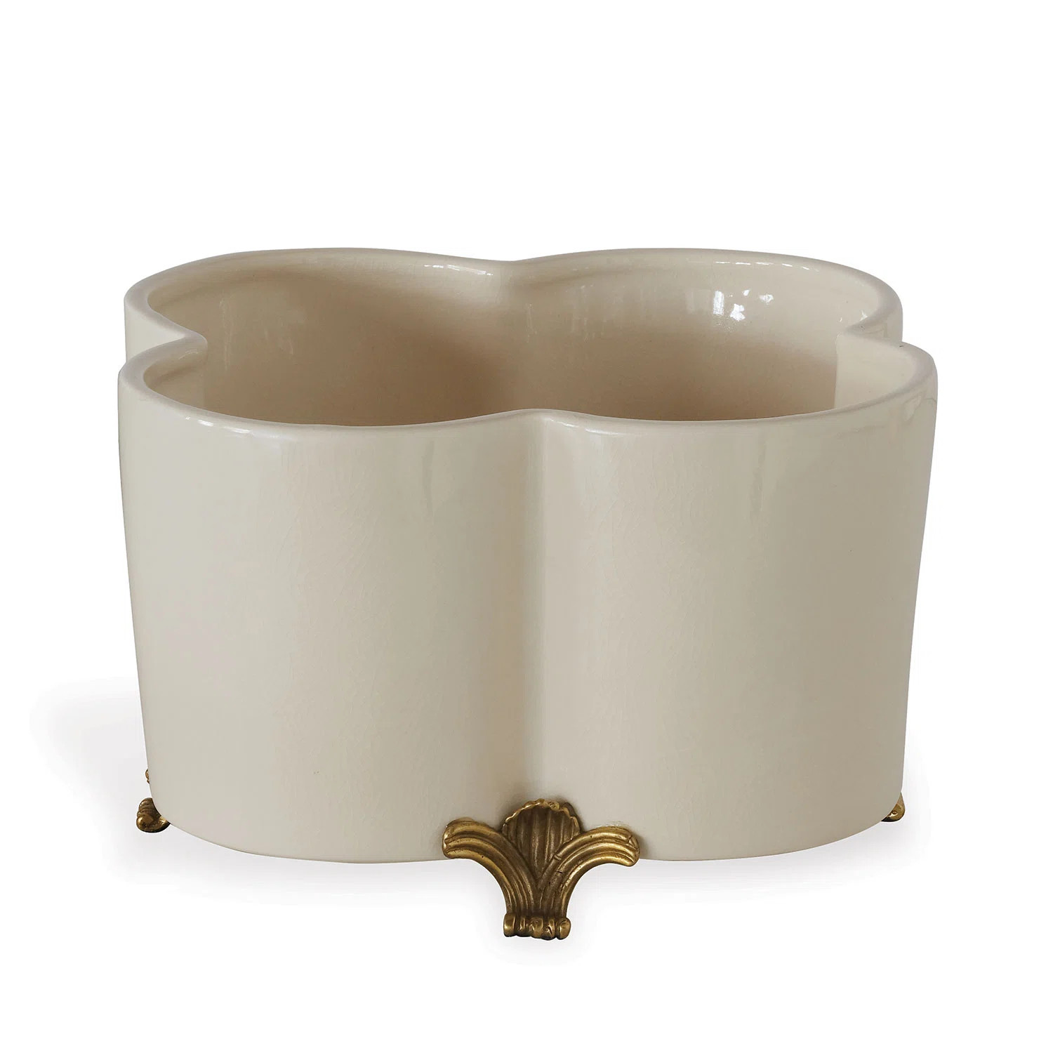 Port 68 Quatrefoil Porcelain Pot Planter | Wayfair | Wayfair North America