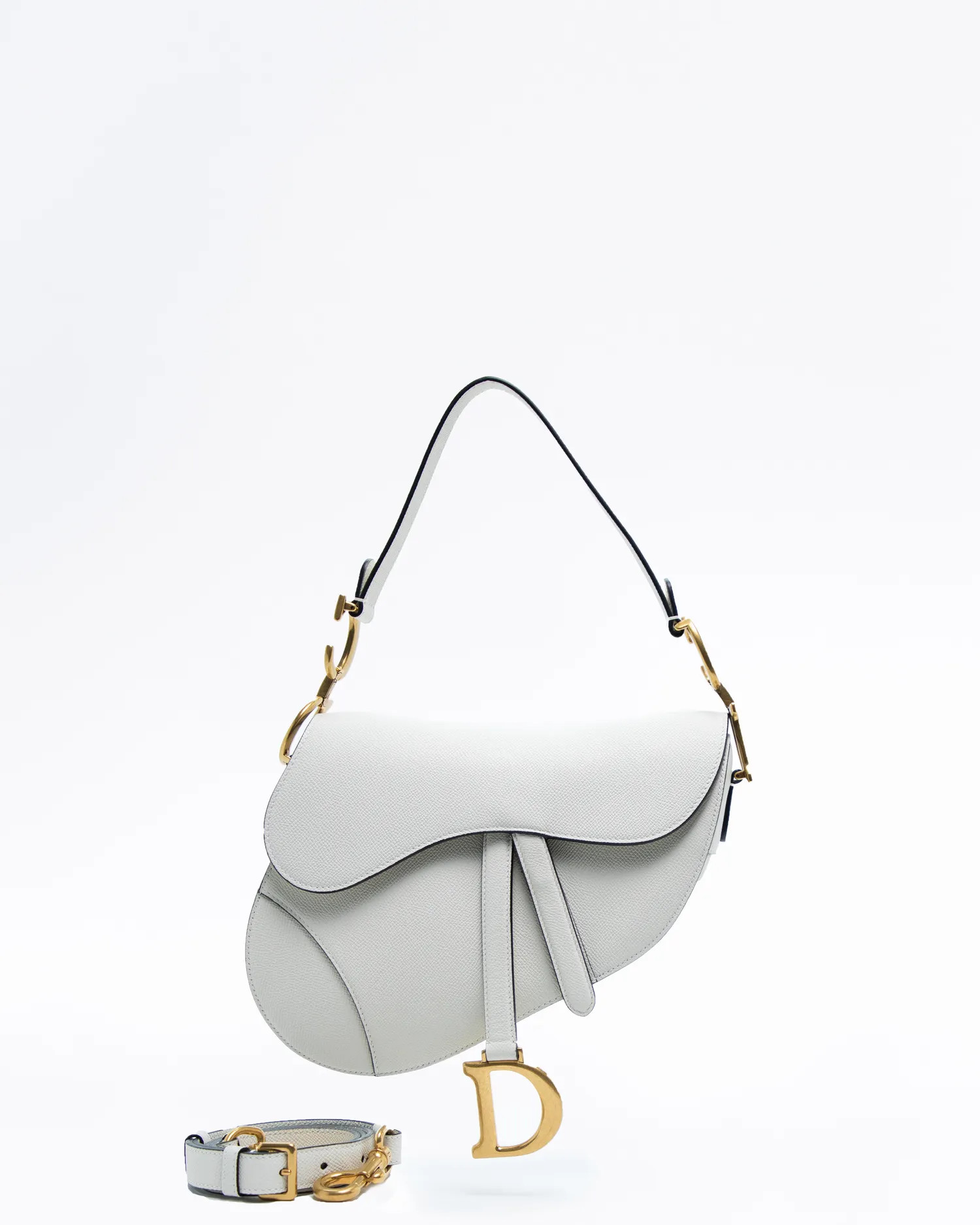 Leather Saddle Bag with Strap | Vivrelle