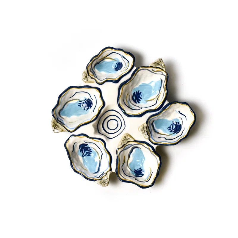 Oyster Half Dozen Divided Serving Dish | Wayfair North America