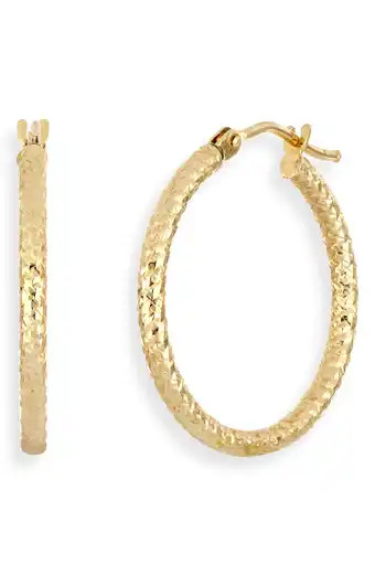 14K Gold Essentials Smooth Hoop Earrings (Online Trunk Show) (Women) | Nordstrom | Nordstrom