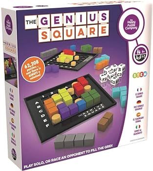 Amazon.com: The Genius Square – Game of The Year Award Winner! 60000+ Solutions STEM Puzzle Gam... | Amazon (US)