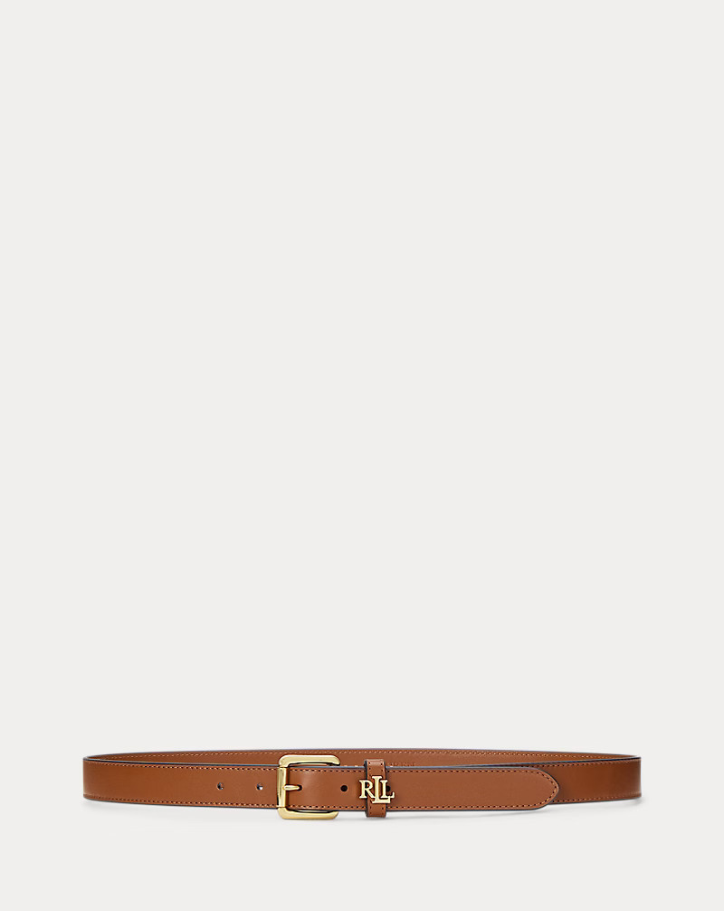 Logo-Keeper Skinny Leather Belt | Ralph Lauren (UK)