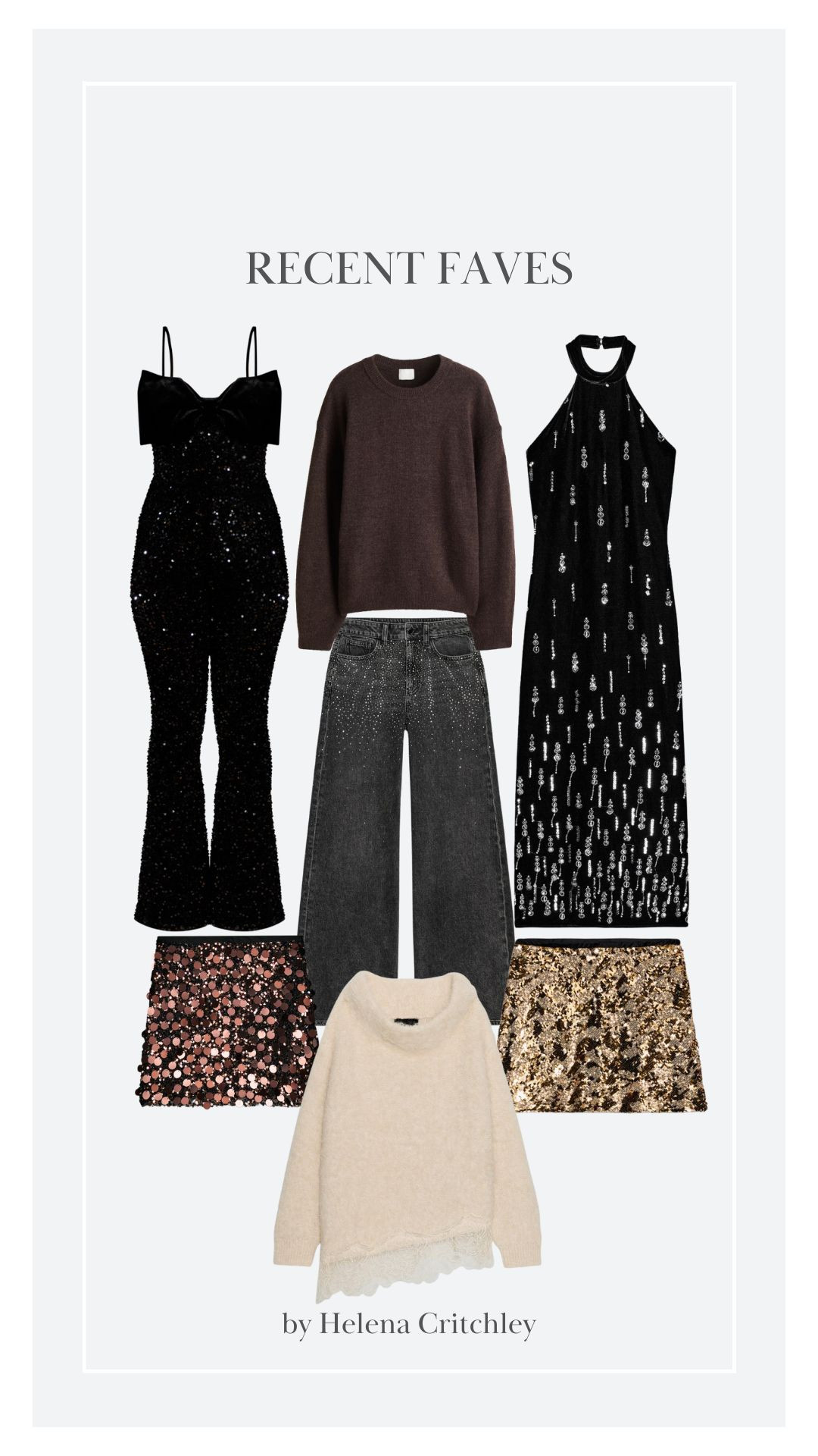 Recent favourites, top sellers from the last week, partywear, sequins, knitwear, layering, winter fashion, Christmas party outfit ideas 

 #LTKuk #LTKfestive #LTKstyletip