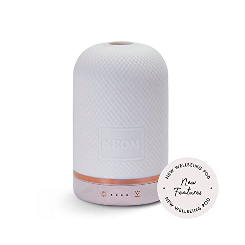 NEOM – Wellbeing Pod | Premium Ultrasonic Essential Oil Diffuser | Ceramic Cover, LED Light & Timer | Aromatherapy Diffuser | Home Fragrance | Gift | Amazon (UK)