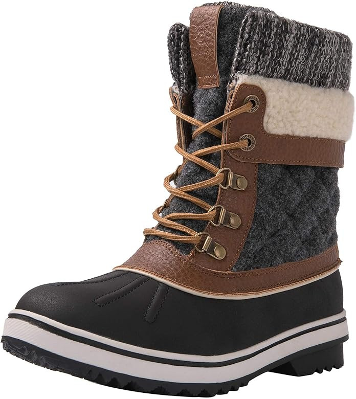 GLOBALWIN Women's Waterproof Winter Boots Snow Boots For Women | Amazon (US)