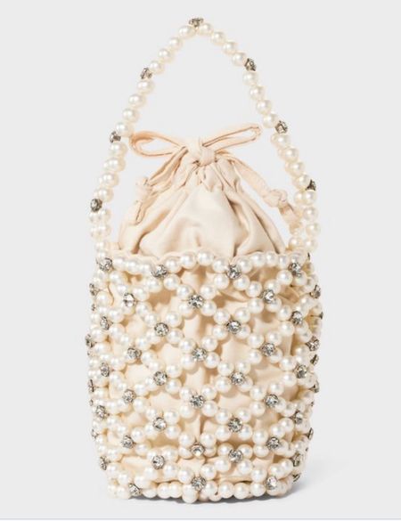 Mini Embellished Pearl
Bucket Bag 

#LTKFindsUnder50 #LTKItBag