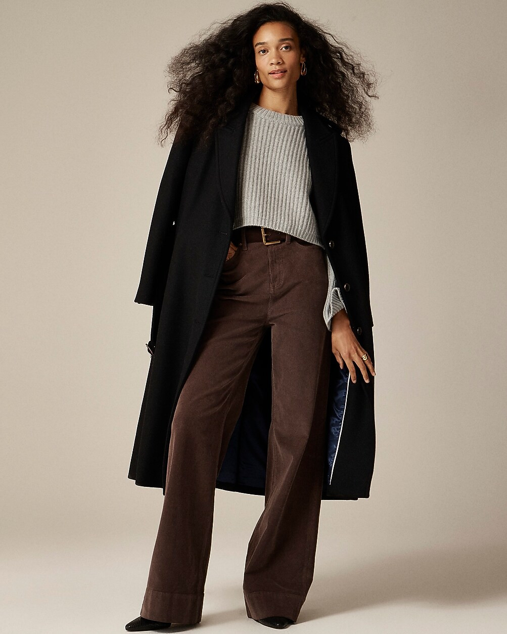 Tall wide-leg corduroy trouser | J. Crew US