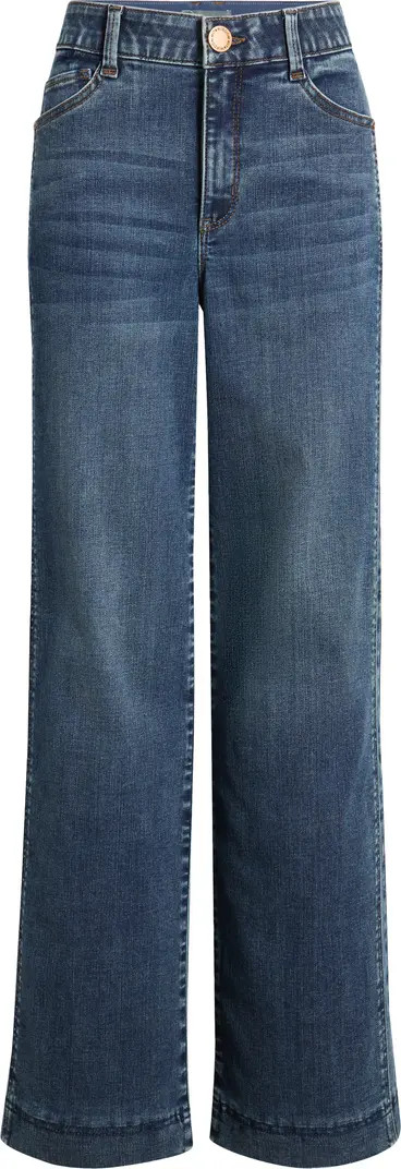 Wit & Wisdom Gracie Skyrise Double Side Seam Wide Leg Jeans | Nordstrom | Nordstrom
