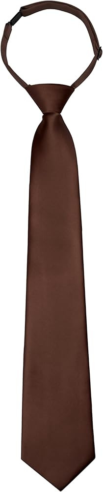 Branduce Pre-Tied Boys Ties Solid Color Kids Adjustable Necktie for Age 8-12 Wedding School Gradu... | Amazon (US)
