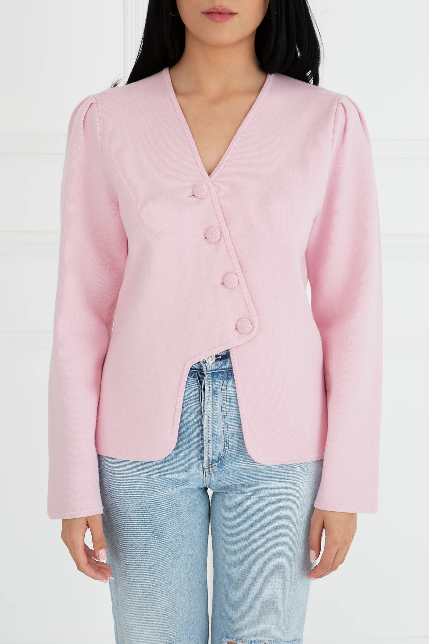 The Clara | Wave Cardigan Pink | Sinead Keary