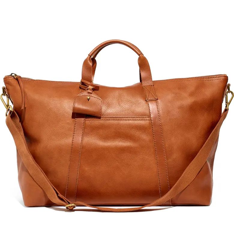 Essential Leather Overnight Bag | Nordstrom