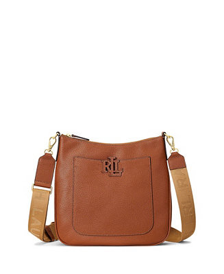 Cameryn Pebbled Leather Small Crossbody | Macy's