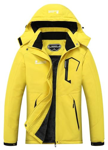 MOERDENG Women's Waterproof Ski Jacket Warm Winter Snow Coat Mountain Windbreaker Hooded Raincoat Jacket | Amazon (US)