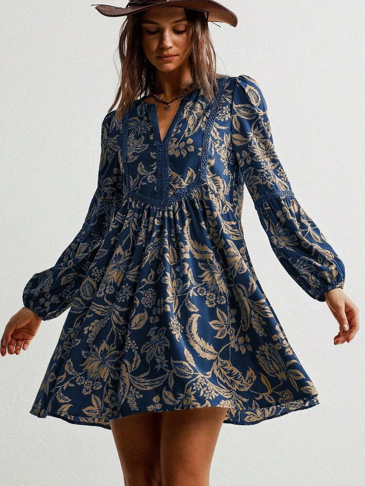 Striped lace Dress | SHEIN