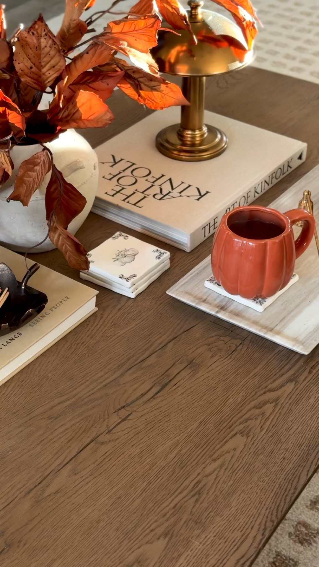 Cozy little coffee table moment 🍂🤎🎃

#LTKSeasonal #LTKHome #LTKSaleAlert