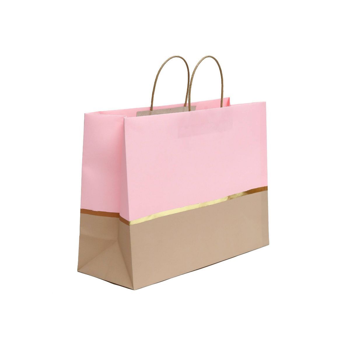 XL Vogue Gift Bag with Gold Foil List Pink - Spritz™ | Target