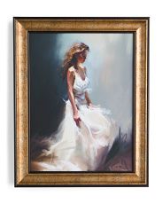 16x20 Flushed Lady In White Wall Art | Marshalls