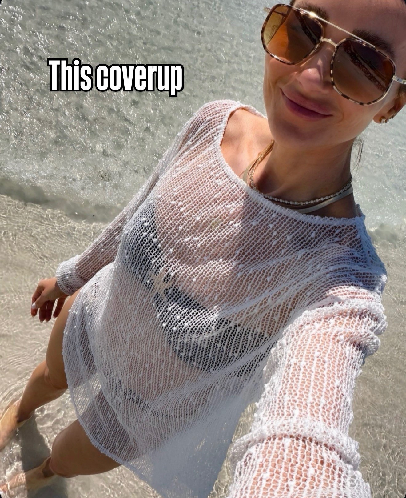 This lightweight coverup is so good for beach days, pool vacations, and throwing on over your swimsuit without feeling too covered up. I love the relaxed fit and airy knit texture, and it looks way more expensive than it is.

beach coverup, swimsuit coverup, vacation outfits, resort wear, beach vacation style, pool day outfit, summer travel outfits, lightweight knit coverup, beach essentials, annabrstyle

#LTKTravel #LTKSwim #LTKSeasonal