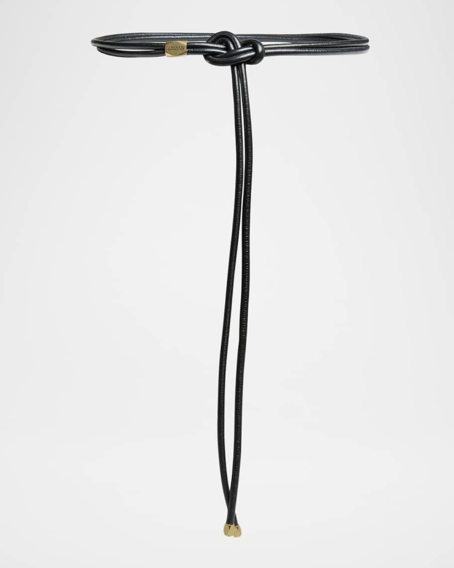 Silvia Tie Leather Belt | Neiman Marcus