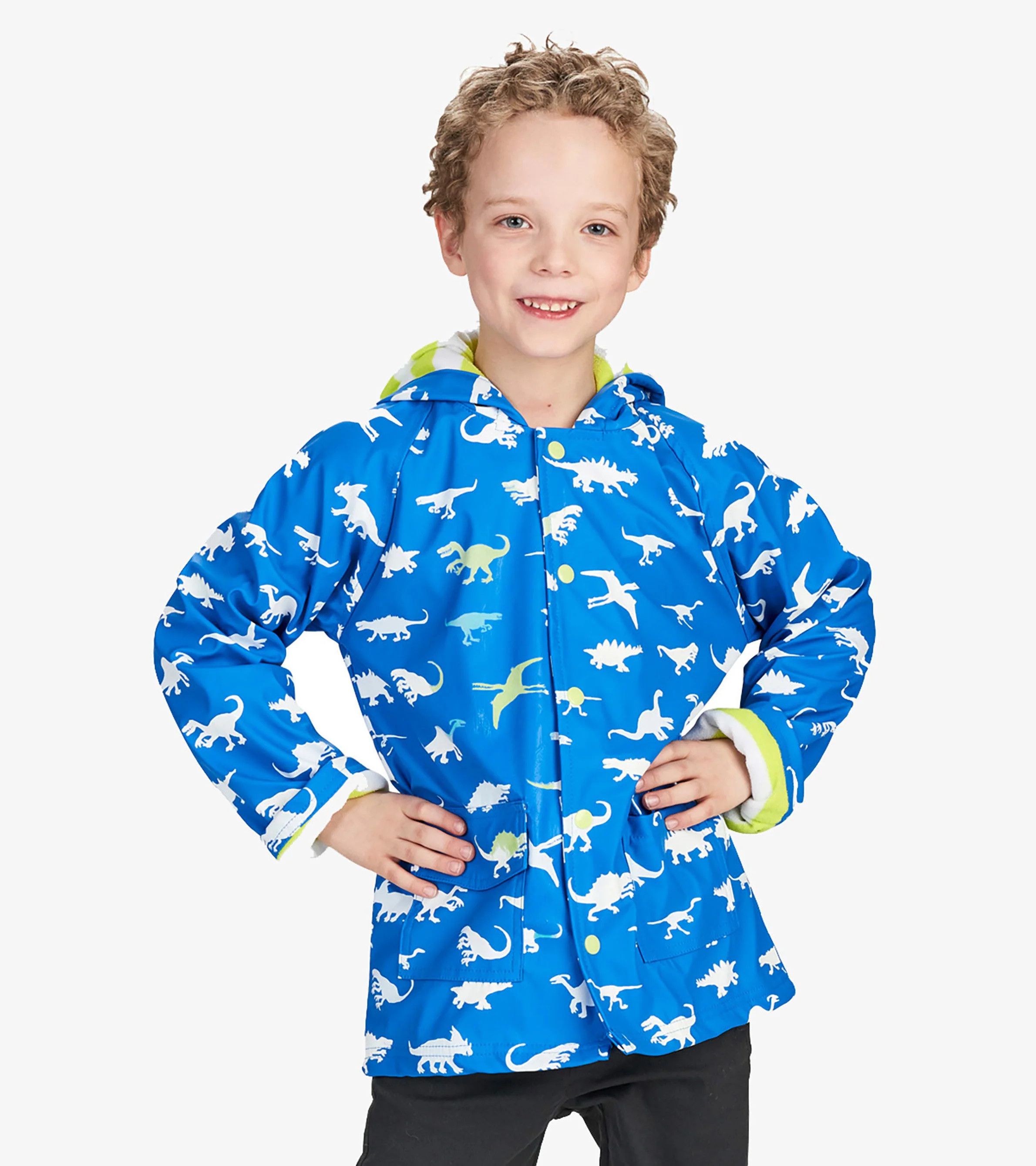 Colour Changing Dinosaur Ménagerie Raincoat | Hatley