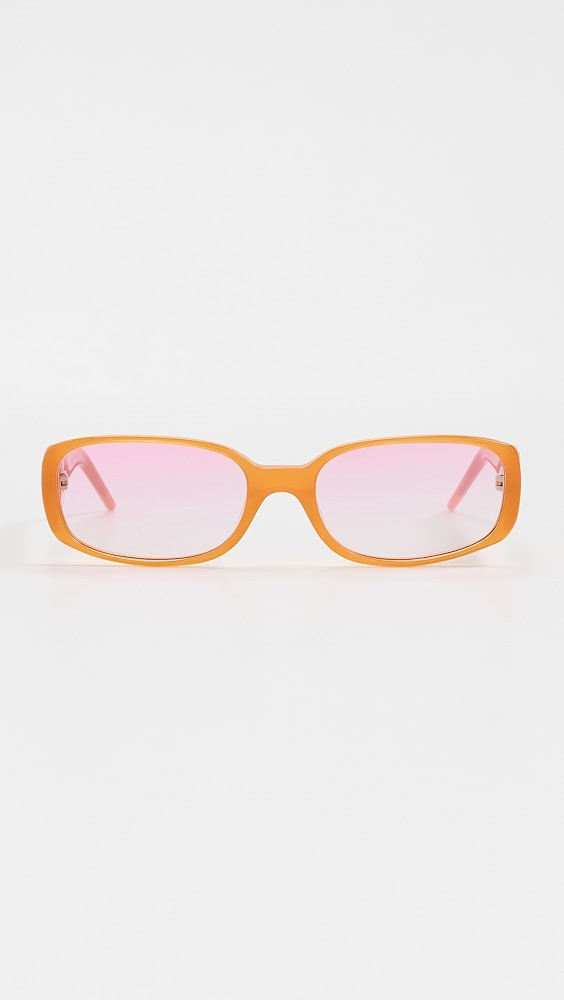 Casablanca Oval Stripe Acetate Sunglasses | Shopbop | Shopbop