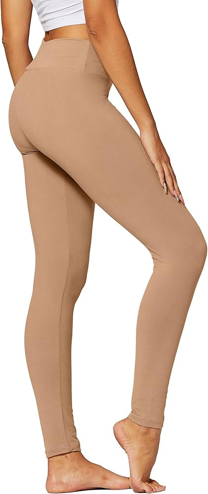 Premium Buttery Soft High Waisted Leggings for Women - Full Length, Capri Length and Shorts - Reg... | Amazon (US)