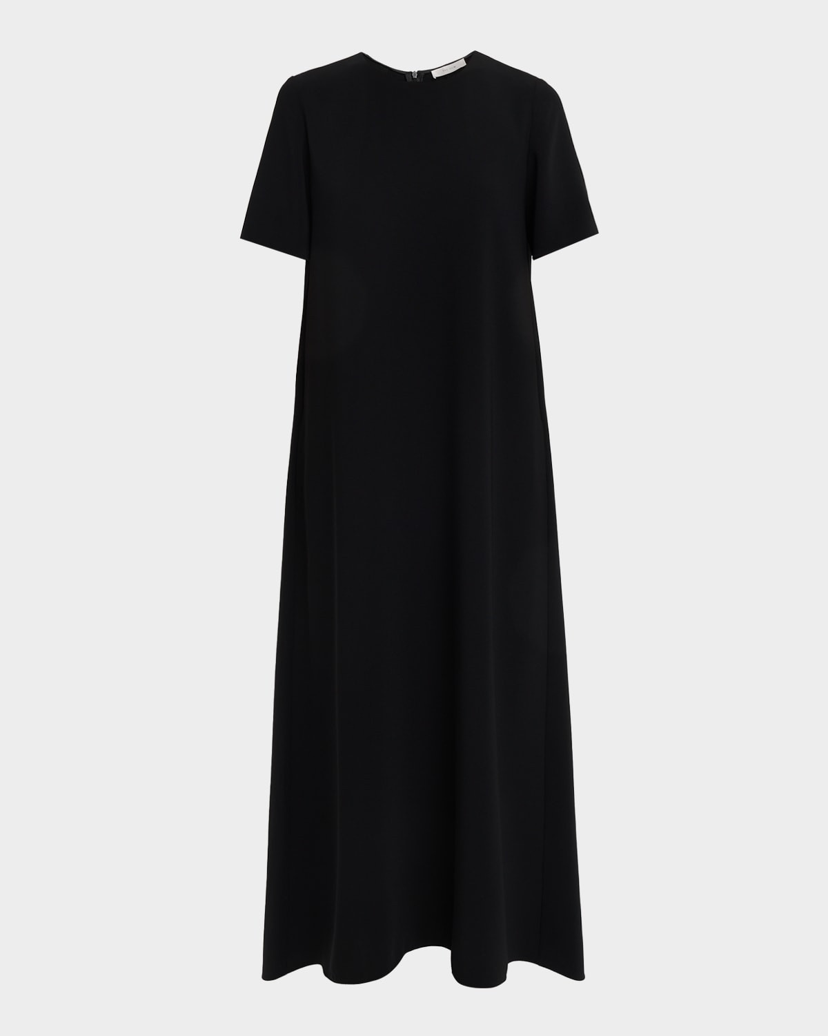 Robi Short-Sleeve Cady Maxi Dress | Neiman Marcus