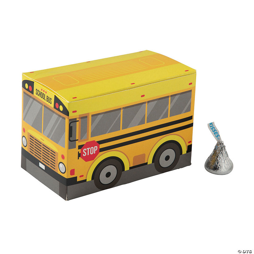 School Bus Favor Boxes - 12 Pc. | Oriental Trading Company