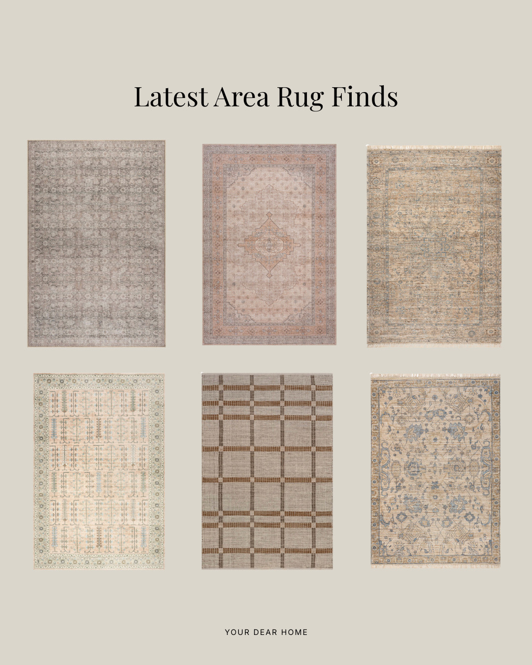 If you're on the hunt for a timeless area rug, these are some of my latest favorites. Soft neutrals, subtle pattern, and the kind that instantly elevate a room. 

 #LTKHome