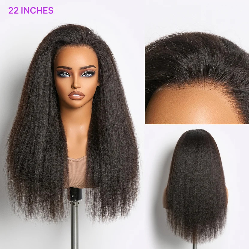 MyOwn-Fit™ 360 HD Lace Kinky Straight Wig Flexi-Fit Invisi Drawstring | Luvmehair