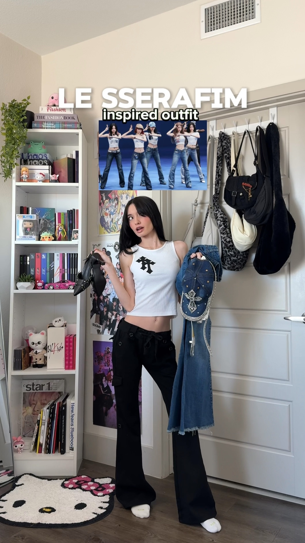 LE SSERAFIM inspired outfit (CRAZY MV) 💙⚡️ 

#LTKFindsUnder50 #LTKStyleTip #LTKFindsUnder100