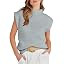 ANRABESS Women's Mock Neck Sleeveless Sweater Vest Casual Cap Sleeve Knit Pullover Tank Tops 2026... | Amazon (US)