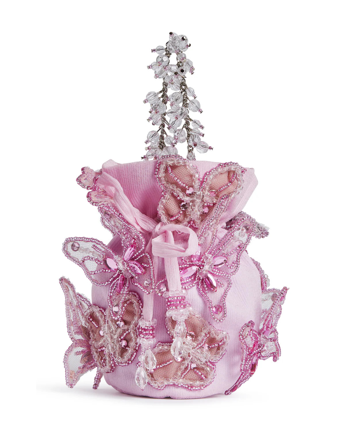 LOOK 31: PINK BUTTERFLY HANDBAG (RUNWAY) | PatBO