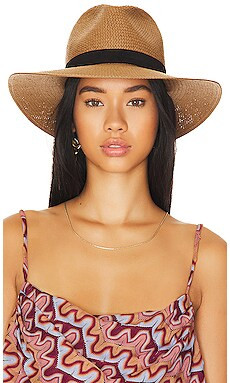Janessa Leone Michon Hat in Brown from Revolve.com | Revolve Clothing (Global)