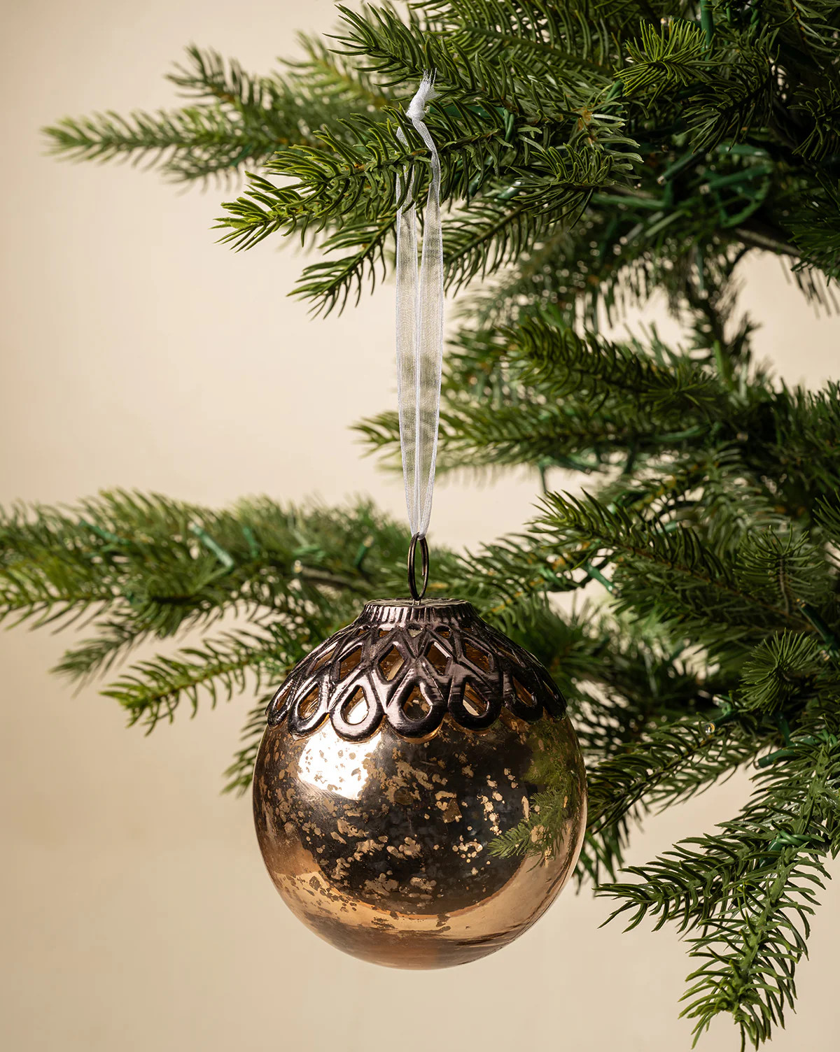 Prunella Glass Bauble Ornament | McGee & Co. (US)