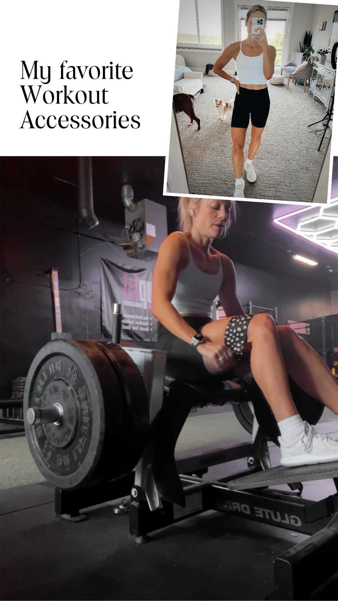 My favorite workout accessories to bring to the gym. Glute band, ankle  straps, barbell cover and lifting straps. All Suzie B!!

#LTKstyletip #LTKunder50 #LTKunder100