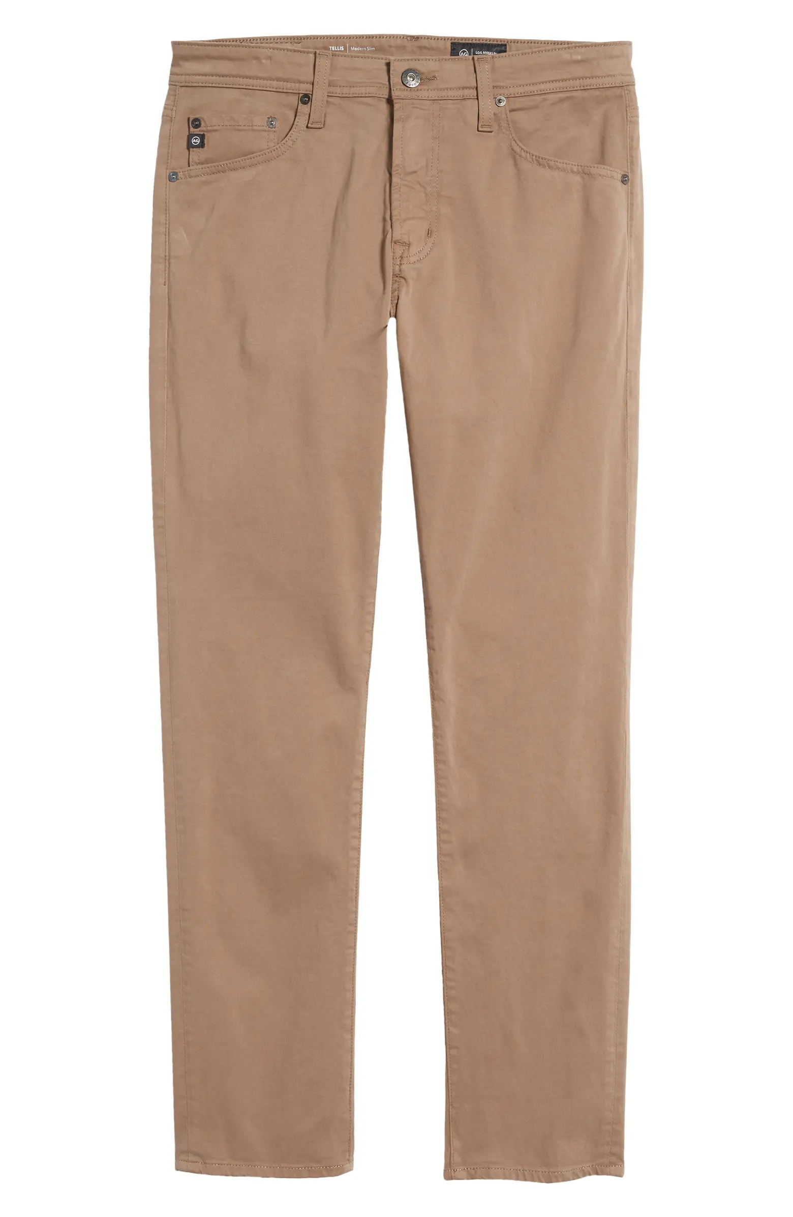 Tellis Sueded Stretch Sateen Slim Leg Pants | Nordstrom