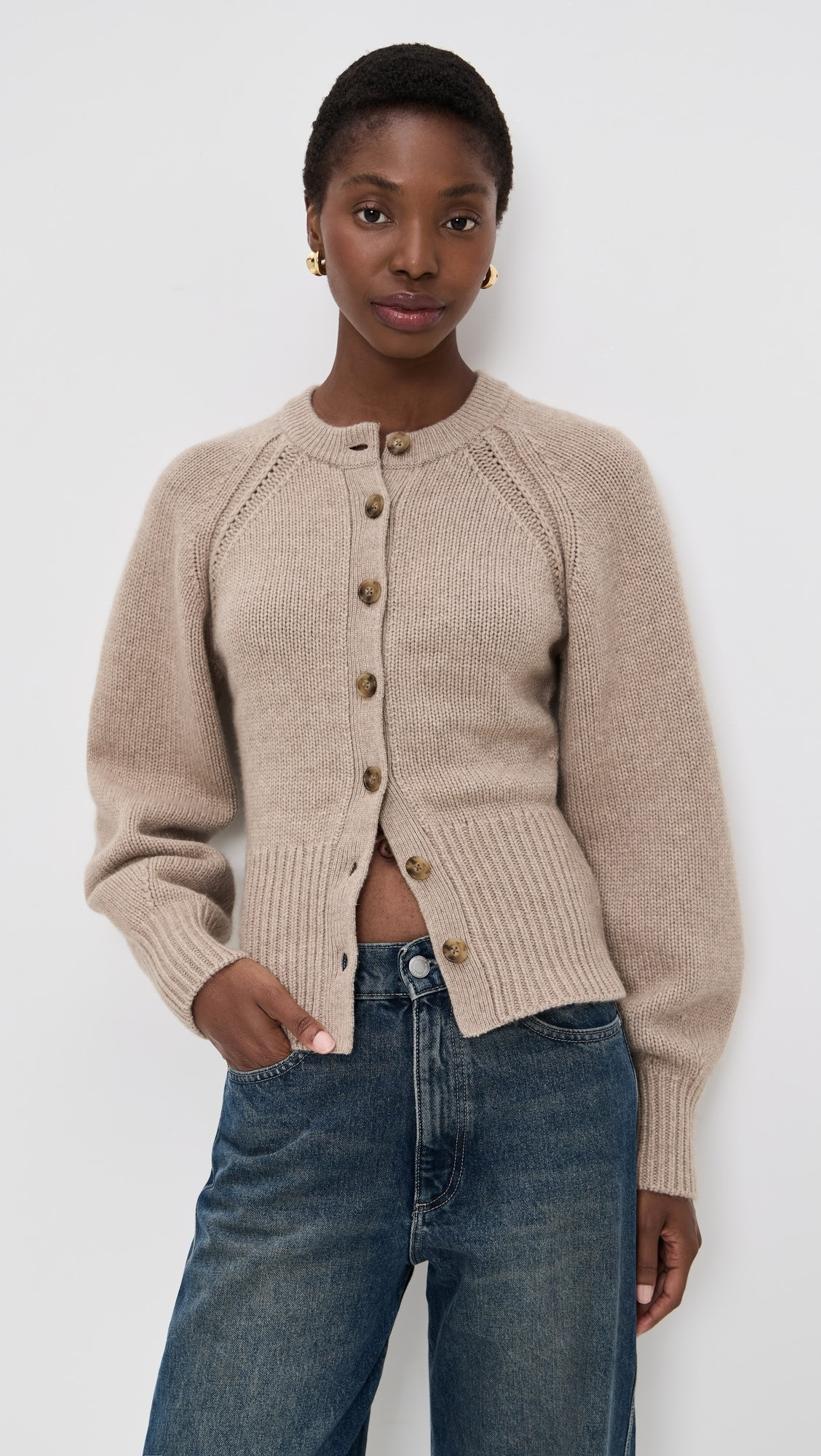 Sculpted Cashmere Cardigan | Shopbop