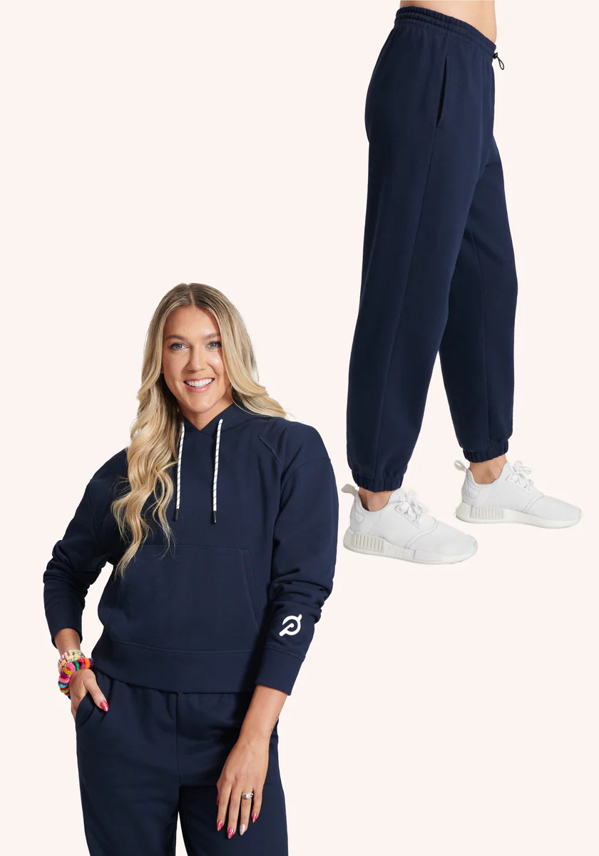 Cozy Cover Navy Set | Peloton Apparel