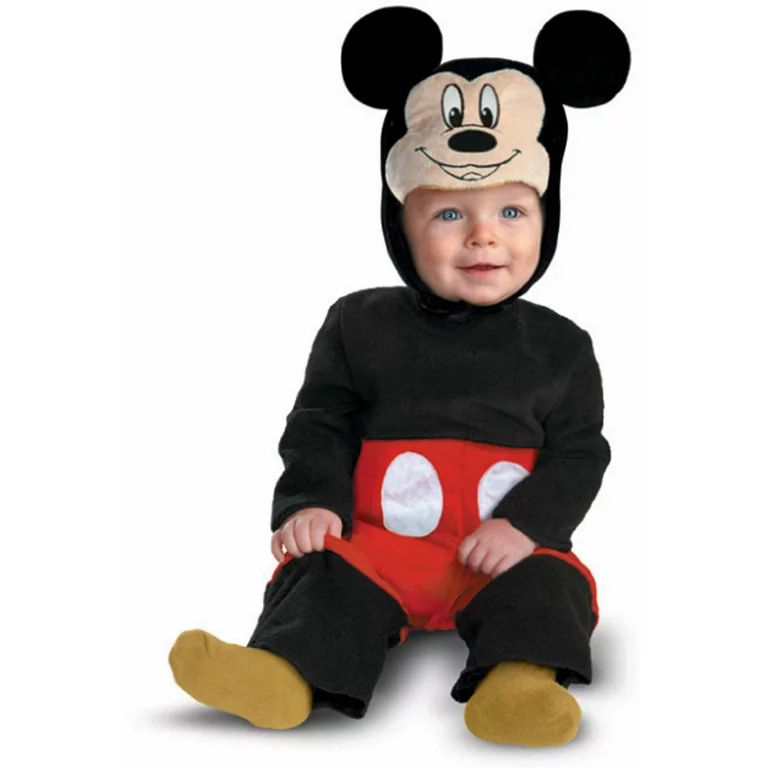 Disguise Disney Mickey Mouse Deluxe Infant Halloween Costume | Walmart (US)