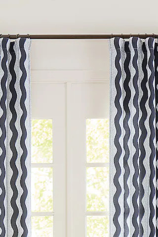 Marisol Wave Stripe Drapery Panel | Ballard Designs, Inc.