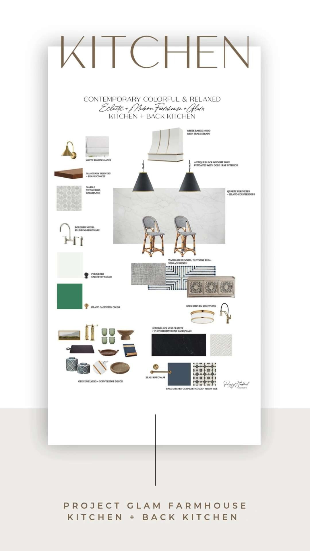 Say hello to a kitchen that works and wows. The green island brings in a punch of personality, while the back kitchen handles all the behind-the-scenes magic—coffee bar, storage, prep space. It’s a hardworking glam farmhouse kitchen, layered with warmth and style.

#kitchendesign #greenisland #glamfarmhouse #butlerpantry #kitchenorganization #layeredinteriors #LTKhome 

 #LTKHome #LTKFindsUnder100