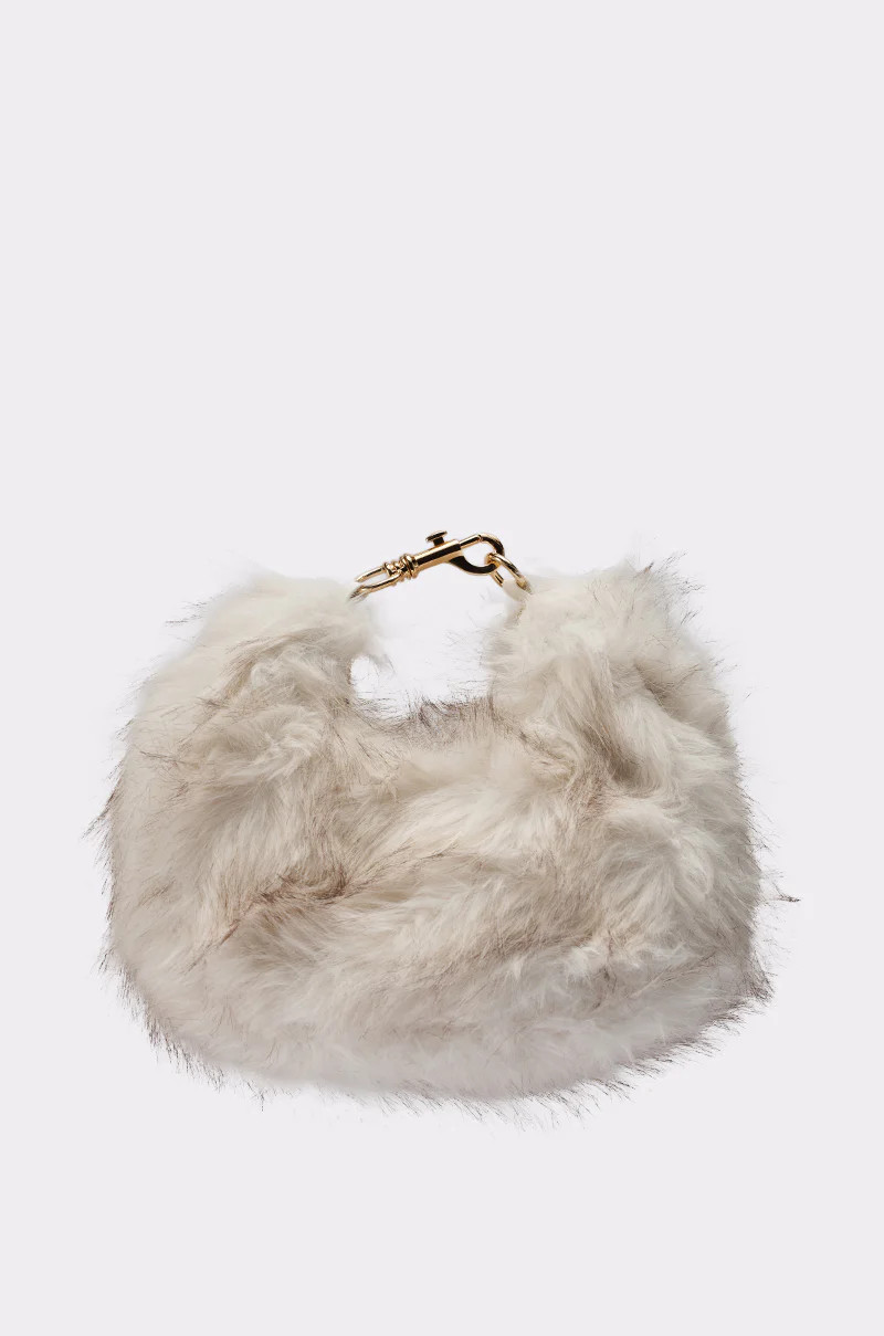WINTER SKY FAUX FUR PURSE | AKIRA