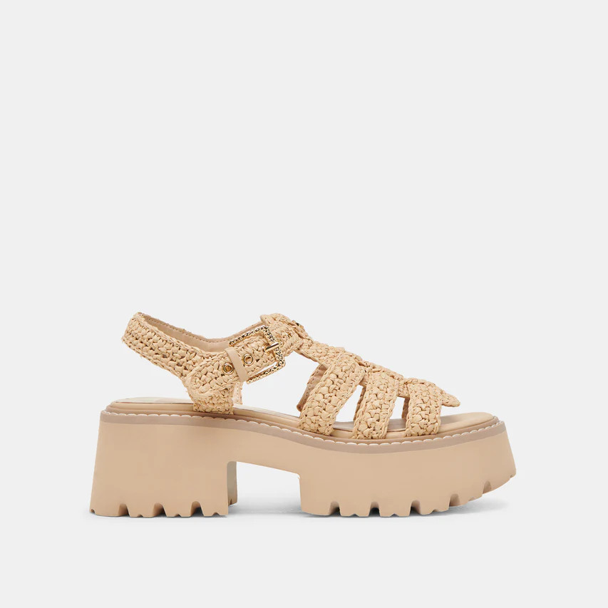 LATICE SANDALS LT NATURAL KNIT | DolceVita.com