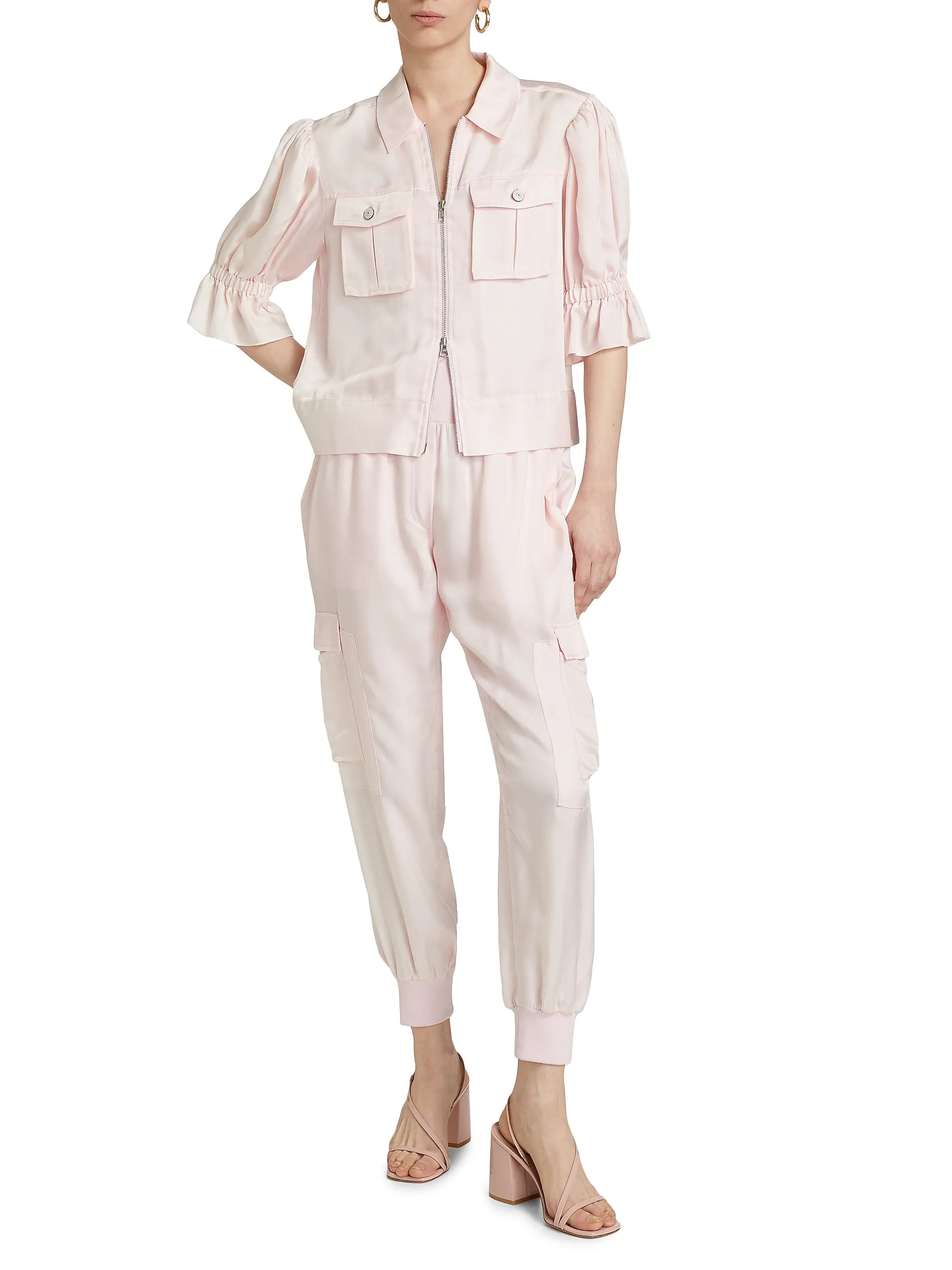 Holly Puff-Sleeve Utility Jacket | Saks Fifth Avenue