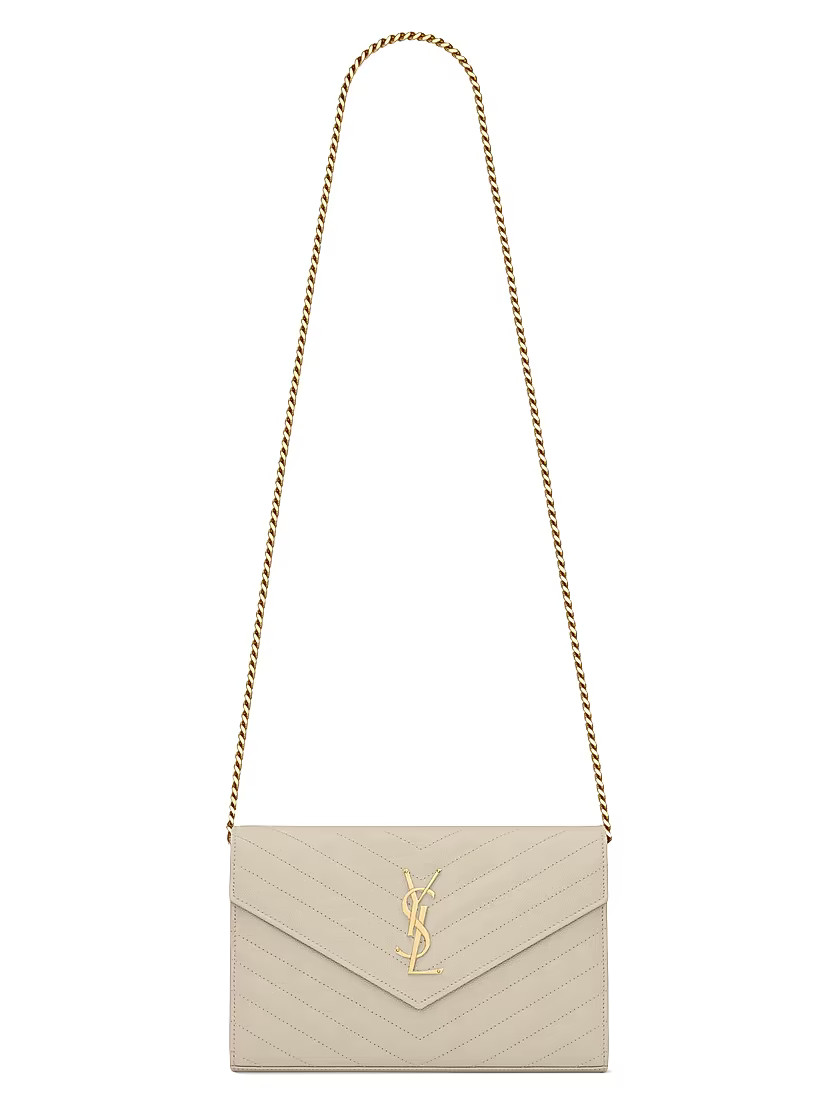 Saint Laurent Cassandre Matelassé Wallet-On-Chain | Saks Fifth Avenue