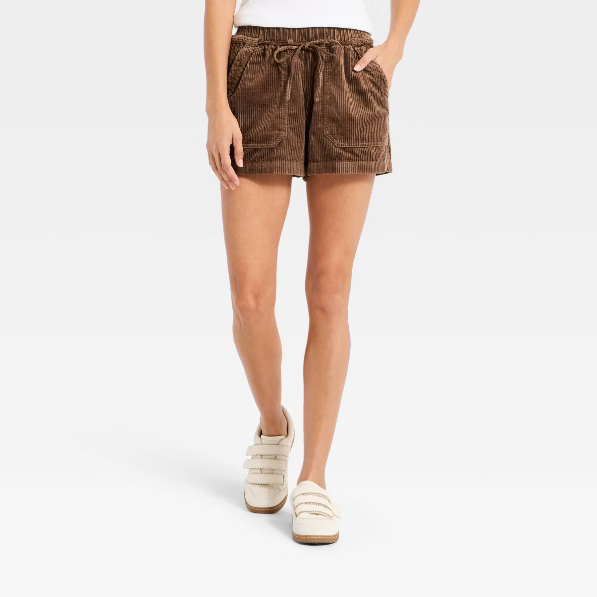 Women's High-Rise Corduroy Pull-On Shorts - Universal Thread™ | Target