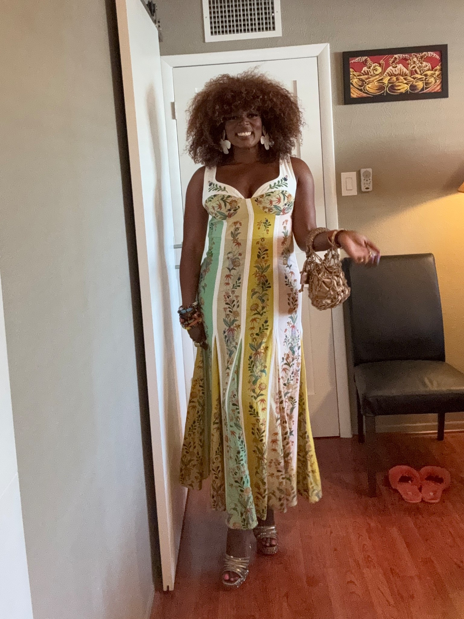 City Lifestyle Magazine Event Fit! 
Spring has Sprung with this & i got a flurry of compliments from strangers so you know what that means, it’s a keeper! These earrings are from a local brand @rad&rae if you’re not following them what are you even doing?!
Wear a deep plunge bra or nipple covers with this dress & feel all the floral print love!🌸🌸🌸




#LTKWedding #LTKOver40 #LTKStyleTip