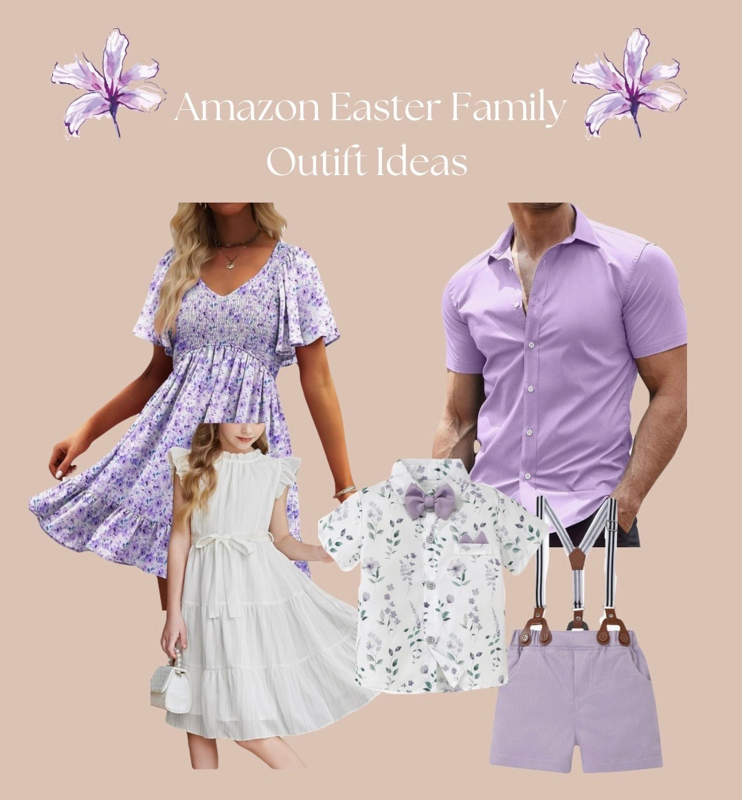 Family Easter Outfit Ideas💐 💜! Purple color scheme! #easterfashion #easterfamilyoutfits #easteroutfits #familyoutfitinspo #familyphotoshoot #easterphotos #ltkfinds #springfashion #amazonfashion #lessthan50 #ltkfind

#LTKSeasonal #LTKFindsUnder50 #LTKFamily