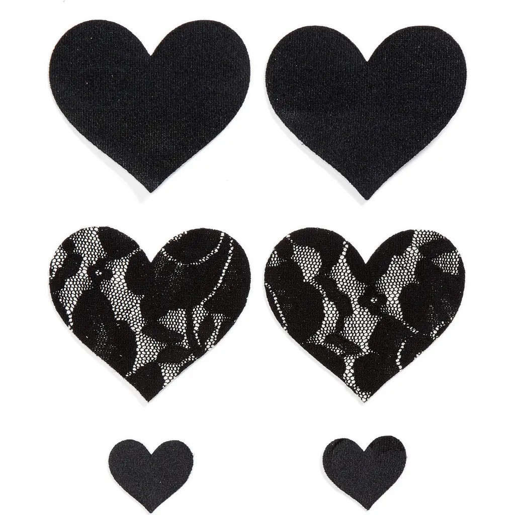 Nippies by Bristols Six Heart Nipple Covers in Black at Nordstrom | Nordstrom
